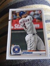 GEORGE SPRINGER 2020 BOWMAN #41 FREE SHIPPING