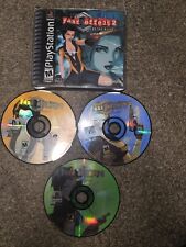 Fear Effect 2 Retro Helix (Sony Playstation 1, 2001) No Disc 4 And Manual Tested