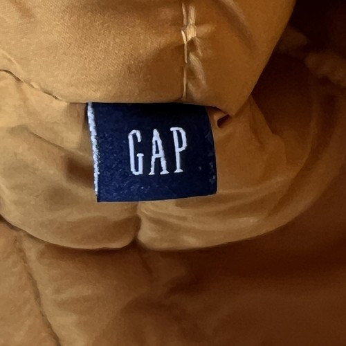 Gap Kids XS Full Zip Reversible Puffer Jacket Camouflage Yellow Boys Youth XS H - Picture 5 of 10