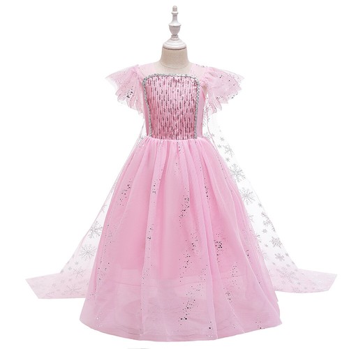 2019 New Release Girls Frozen 2 Elsa Costume Party Birthday Dress size 2-10Yrs - Picture 21 of 37