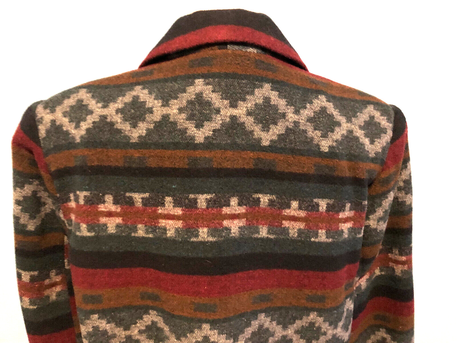 Braetan wool blend multi-colored southwestern pri… - image 5