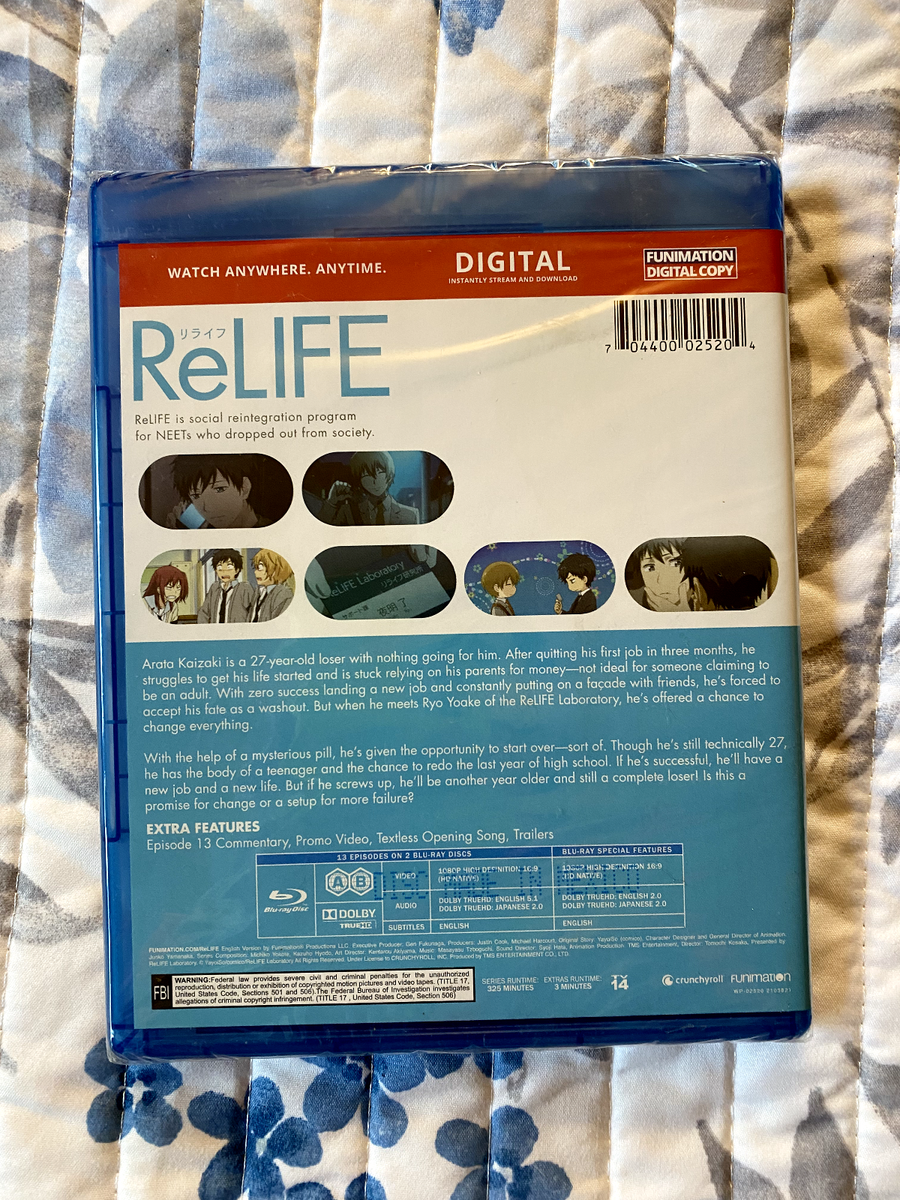 Relife: Season One - Classic (Blu-ray, Digital, 2-Disc Set, 2018  