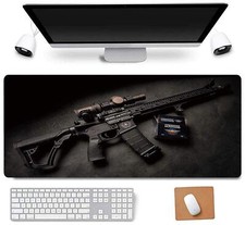31.5x11.8 Inch Non-Slip Long Extended Large Gaming Mouse Pad with Stitched Ed...