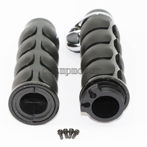Motorcycle 1" Handlebar Hand Grips for Suzuki Boulevard C50 C90 C109R M50 M109R - Picture 36 of 78