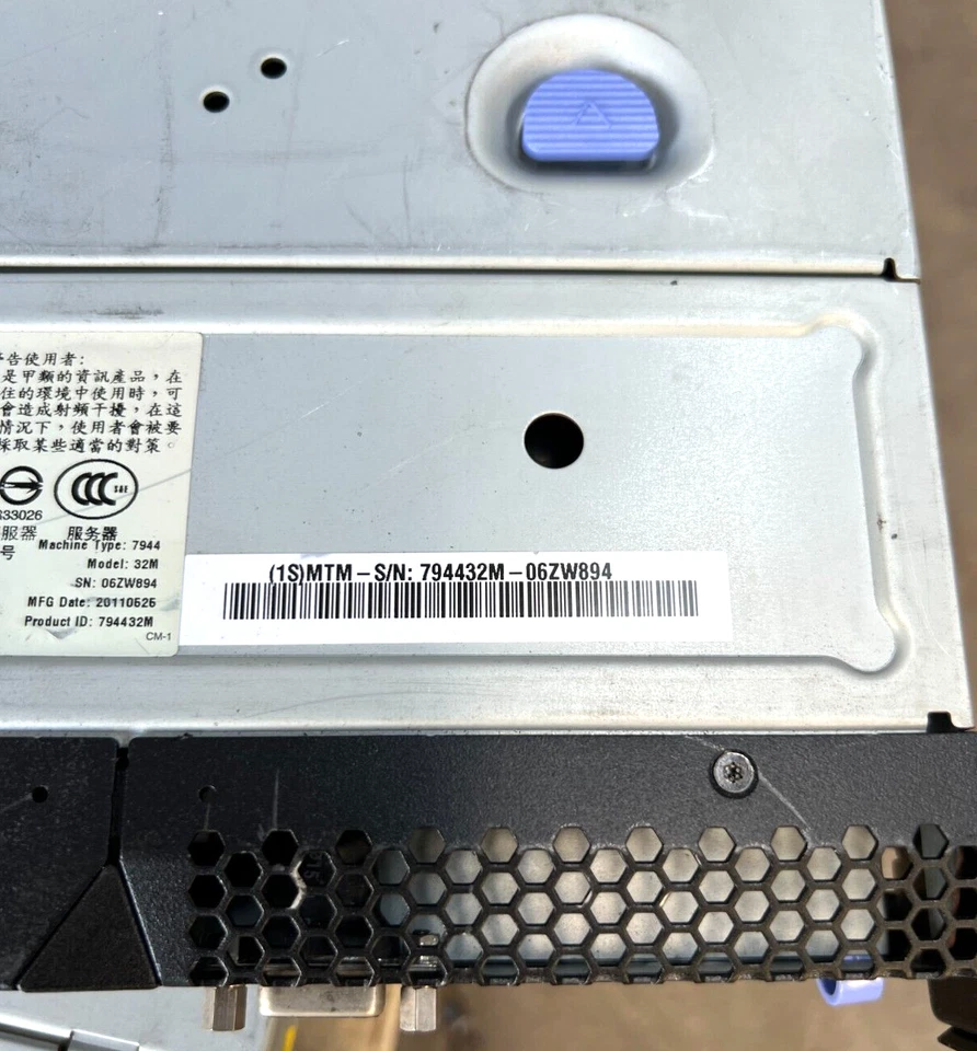 IBM System x3550 M3 Server | Xeon E5607 @2.27GHz RAID M1015 12GB 2x146GB 2xPSU - Image 4 of 4