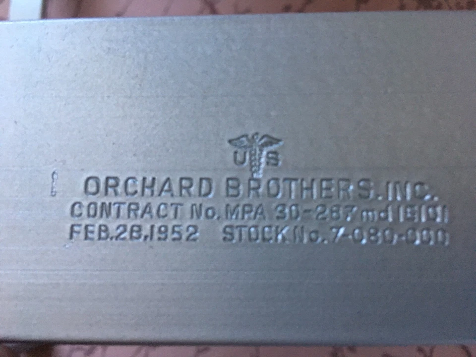 Bandeja de regazo Escritorio portátil de colección Ejército militar de EE. UU. médico Foto 4 de 4