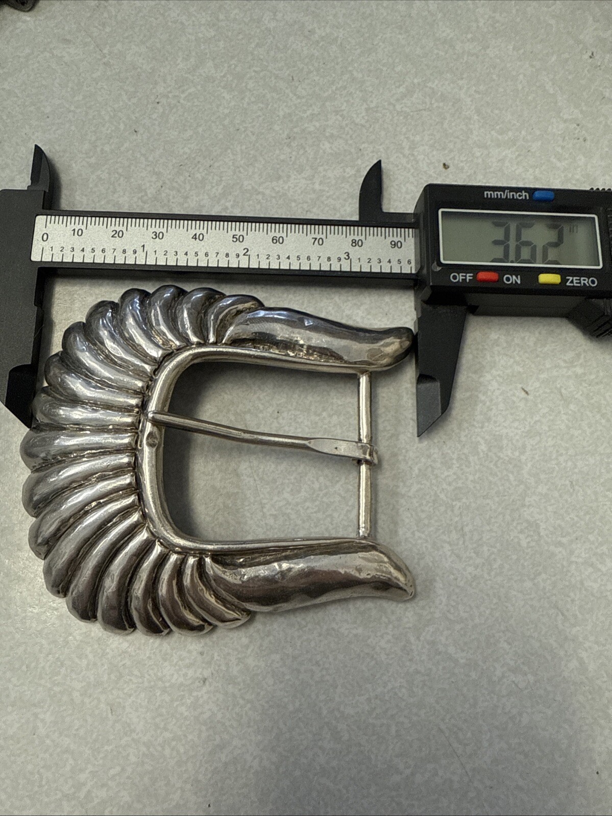 Huge Douglas Magnus Sterling Silver Belt Buckle Santa Fe 1.5” Belt 168g