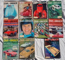 Car And Driver Magazine 1962 Lot Of 11 Used Vintage Automotive Mags Magazines