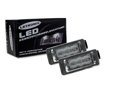 LETRONIX SMD LED Kennzeichenbeleuchtung Module Dacia Duster 2 II ab 2018