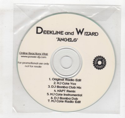 (IG791) Deekline & Wizard, Angels - DJ CD