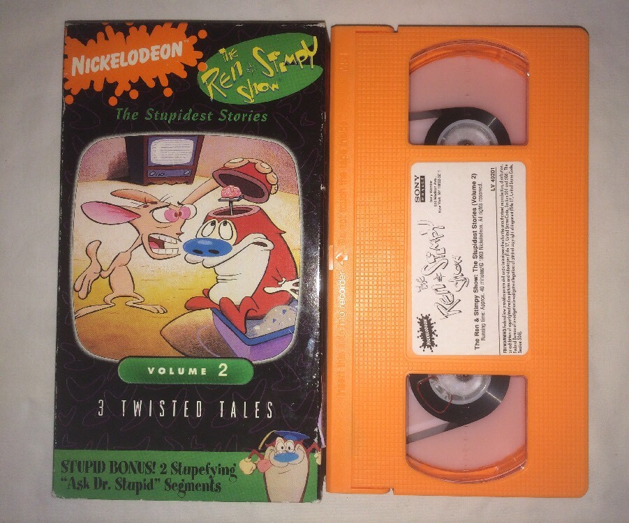 Ren & Stimpy - The Stupidest Stories: Vol. 2 (VHS, 1993