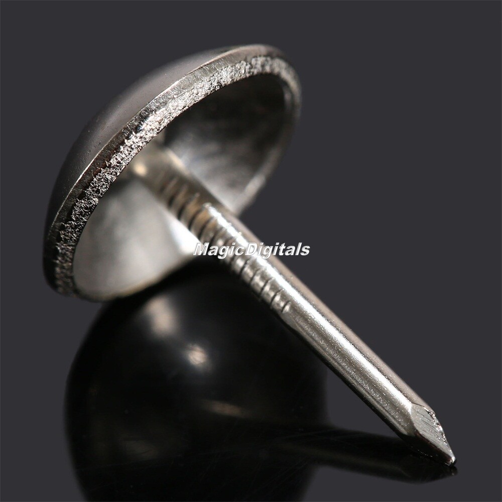 100pc Vintage Bronze Upholstery Tacks Studs DIY Furniture Fabric Wood