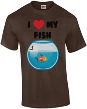 I love my fish - fish t-shirt
