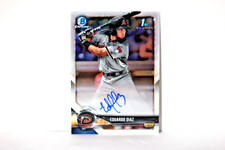 2018 BOWMAN CHROME ARIZONA AUTO EDUARDO DIAZ #BCPA-ED (BS4)