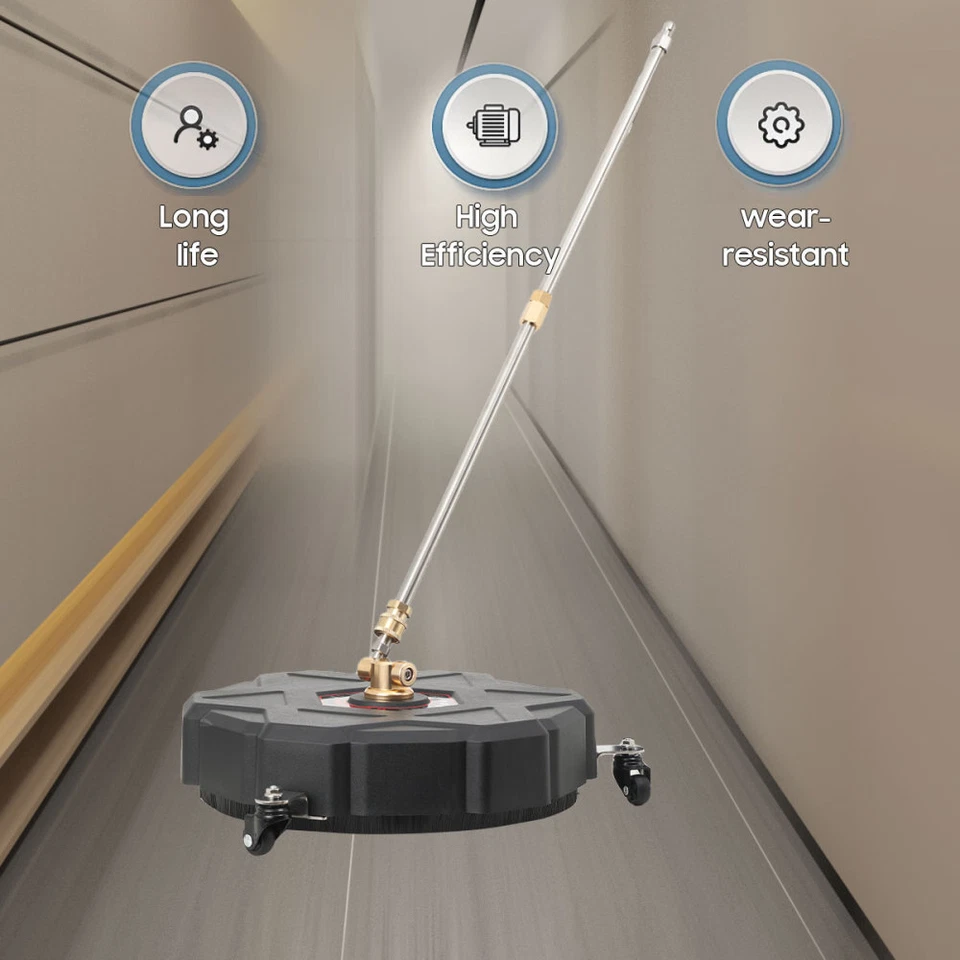 MARKENLOS Hochdruckreiniger Flächenreiniger Robuster rotierender Flächenreiniger DE