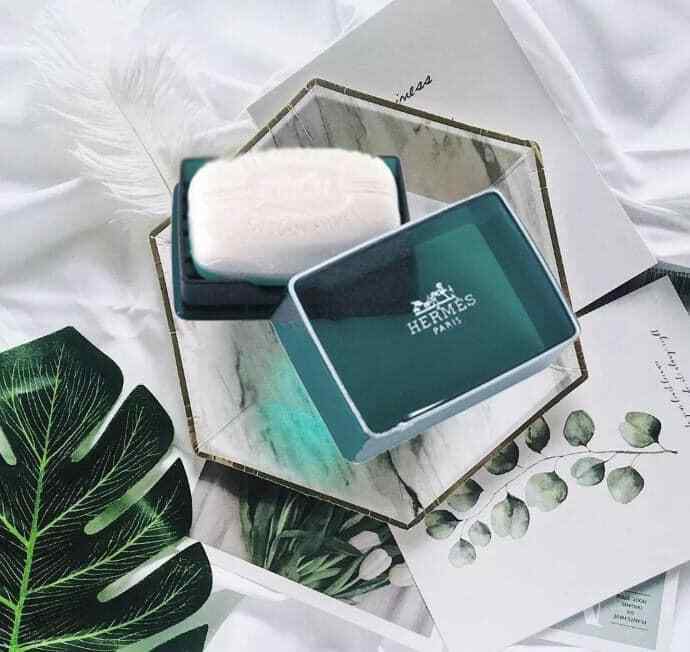 HERMES Eau d'Orange Verte Perfumed Soap 50g x 2 | eBay