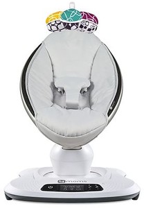 4Moms-Mamaroo-4-Infant-Reclining-Seat-Rocker-Bouncer-Swing-2018-Classic-Grey-NEW