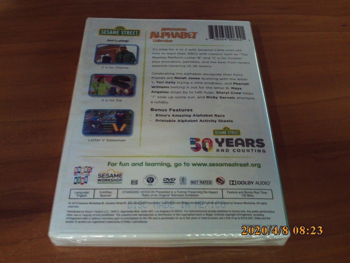 Sesame Street Awesome Alphabet Collection (DVD 2019 Full