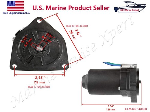 Yamaha Outboard  Tilt Trim Motor 130HP 150HP 175HP 200HP 225HP 250HP 63P-43880 - Foto 6 di 6