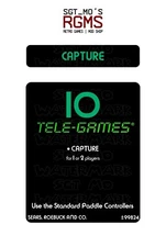 Atari 2600/Sears Tele-Games Replacement Label -  Capture