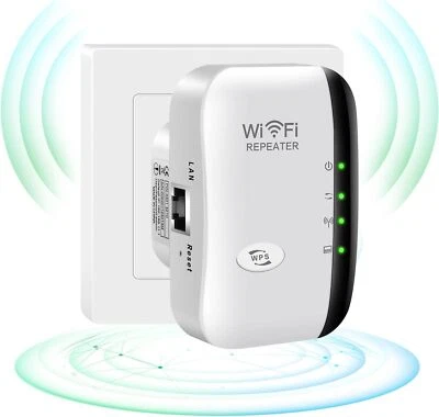 MARKENLOS WLAN Repeater Router Range WIFI Signal Verstärker Access Point Booster 300 Mbps-