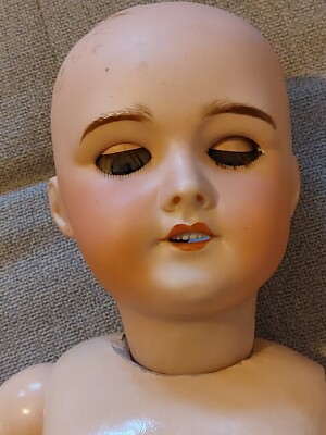 A boxed all original S.F.B.J 301, Tete Jumeau bisque head Bebe, French