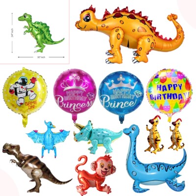 18'' Astronaut Round Foil Balloons Self inflating Birthday Party Quality Decor UK