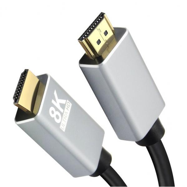 Helos Anschlusskabel HDMI Stecker/Stecker PREMIUM 8K 2 0m schwarz  
