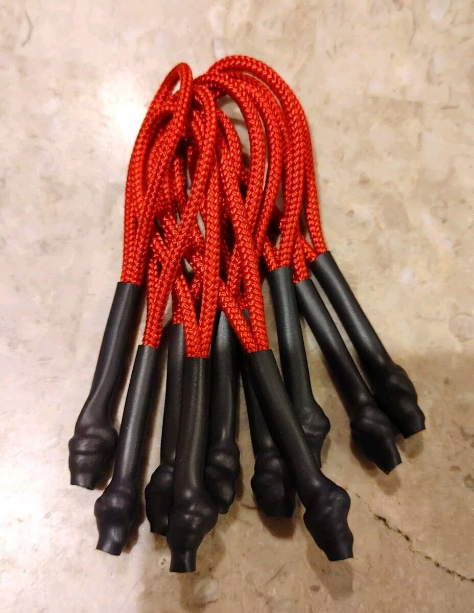 Rare Nike Elite Zipper Pulls Red And Black Dredz Set Of 10 | eBay