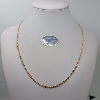 MATERIA - Collana in oro 333 da donna e ragazza, 45 50 cm