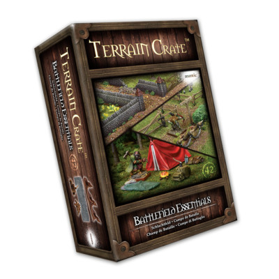 Terrain Crate Battlefield Essentials Miniatures Scenery Mantic Games MGEMGTC123