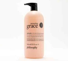 Philosophy Amazing Grace 3-in-1 Shampoo, Bath & Shower Gel 32Oz New Sealed