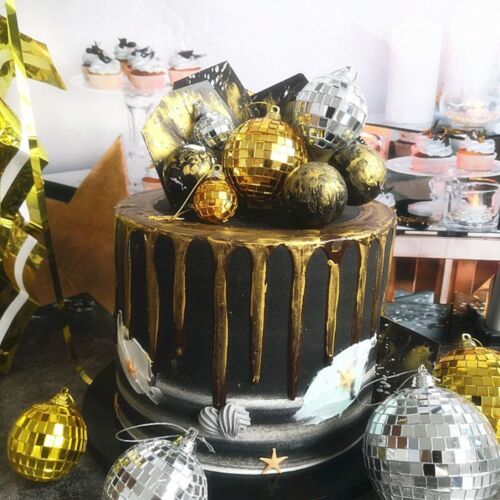 Disco Ball Cake Topper 4 Pcs Birthday Supplies Bday Cake Decora Last Disco Party - Picture 11 of 11