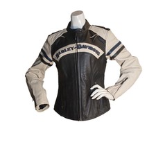 Harley Davidson Genuine Motor Cycle Vintage Leather Jacket Size Small