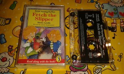 englische Hörspiel Kassette MC Tape - Fetch the Slipper - First Young Puffin 