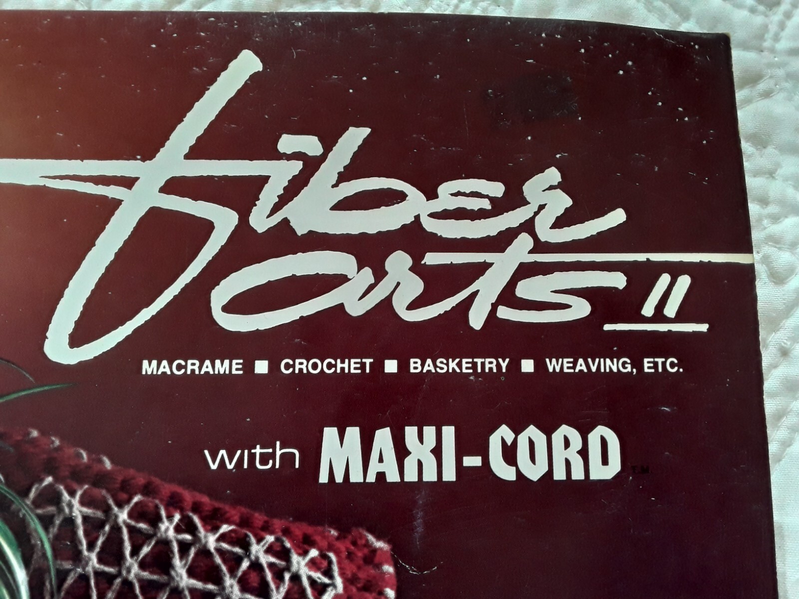 Fiber Arts II Maxi-Cord Macrame Crochet Baskets Raccoon Panda Koala Planters Wea