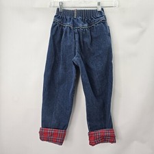 Vintage Oshkosh Girl's Size 6 Blue Denim Pants
