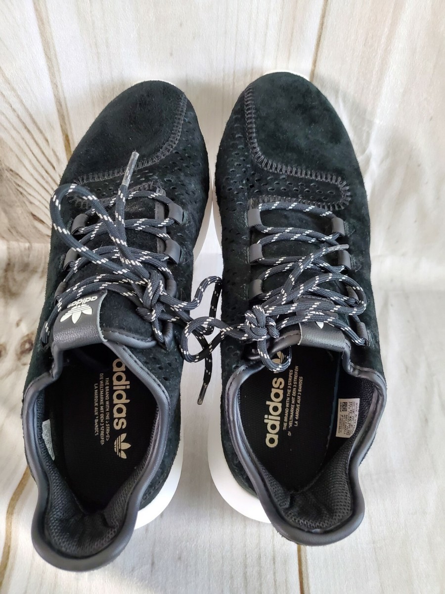 Adidas Mens Tubular Shadow Suede Running Sneaker Size 11.5 Shoes Black  Athletic | eBay