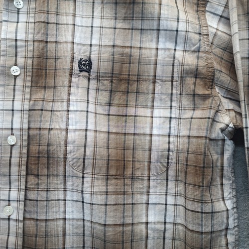 Cinch Shirt Mens M Regular Fit Button Up Long Sleeve Plaid Western Gorpcore - Picture 2 of 12