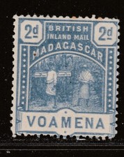 MADAGASCAR 1895 2d British Inland Mail VOAMENA MH