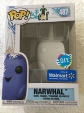 Funko Pop! Movies Elf Narwhal #487 Walmart DIY Exclusive Vinyl Figure