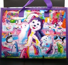 LISA FRANK COLORFUL TIKANNI TRIFOLD PORTFOLIO BINDER CARRYING CASE 2020