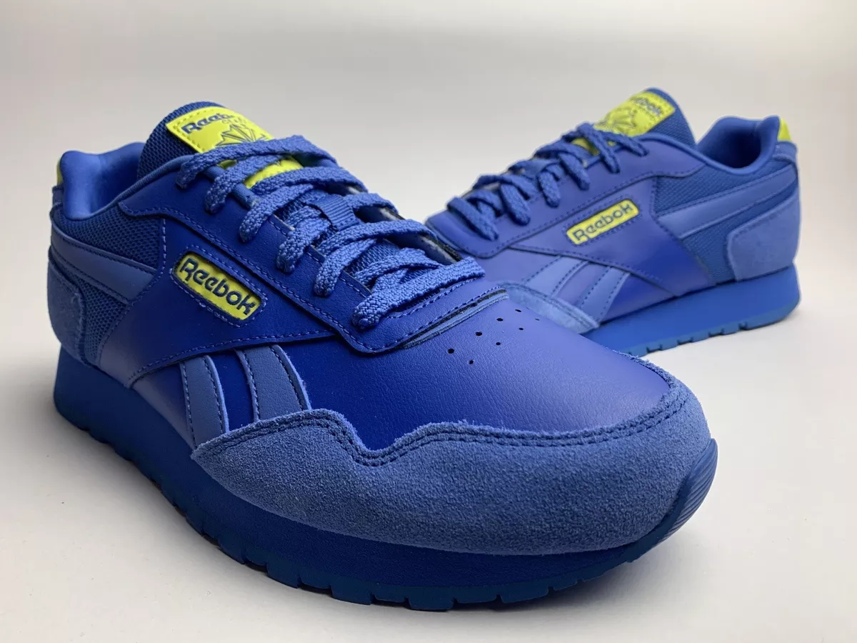 auditoría Almeja El cuarto NEW Reebok Classic Harman Run Blue/Yellow Women's Size 9 Ortholite Running  Shoes | eBay