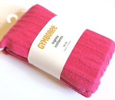 Gymboree Girls Tights 10-12 Color Happy Pink Cable Knit Tights NWT Winter