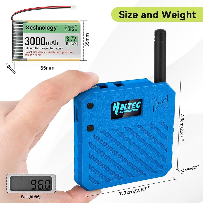 868MHz Meshtastic ESP32 LoRa V3 Module Set N33 Blue IoT Development for Arduino