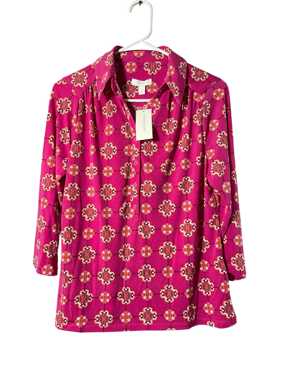 Charter club petite blouses hotsell