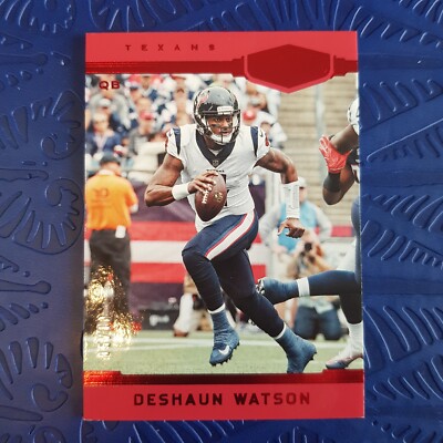 2018 Panini Plates & Patches - Red /10 - #73 Deshaun Watson