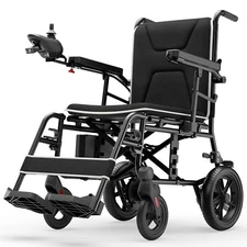 Ultra-Lightweight Electric Wheelchair 300lbs Capacity Comfortable for Travel