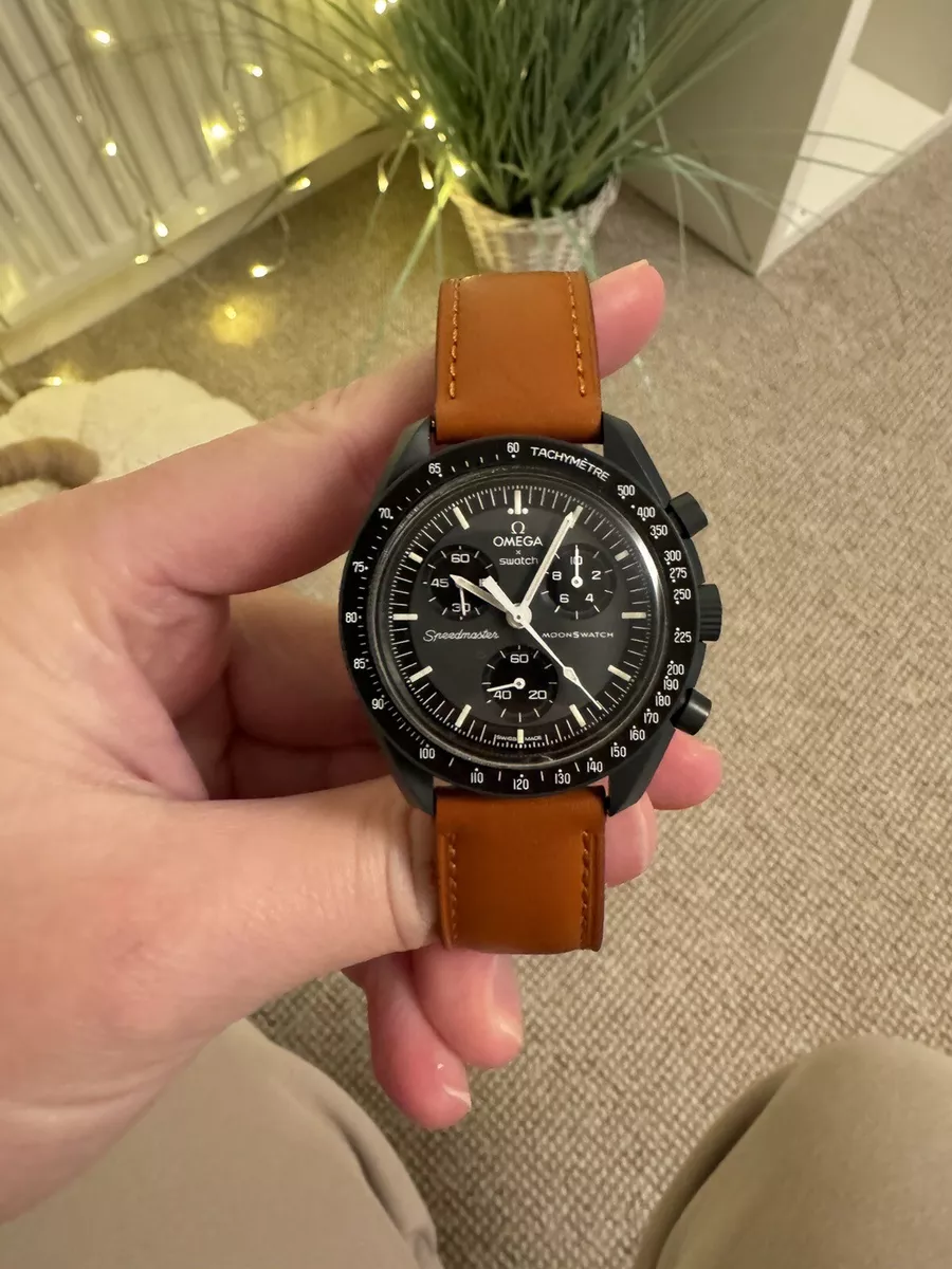 Swatch store leather strap