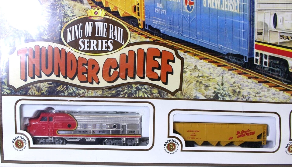 Vintage Bachmann HO Train Set King of the Rails Thunder Chief New Sealed Box - Image 2 of 4
